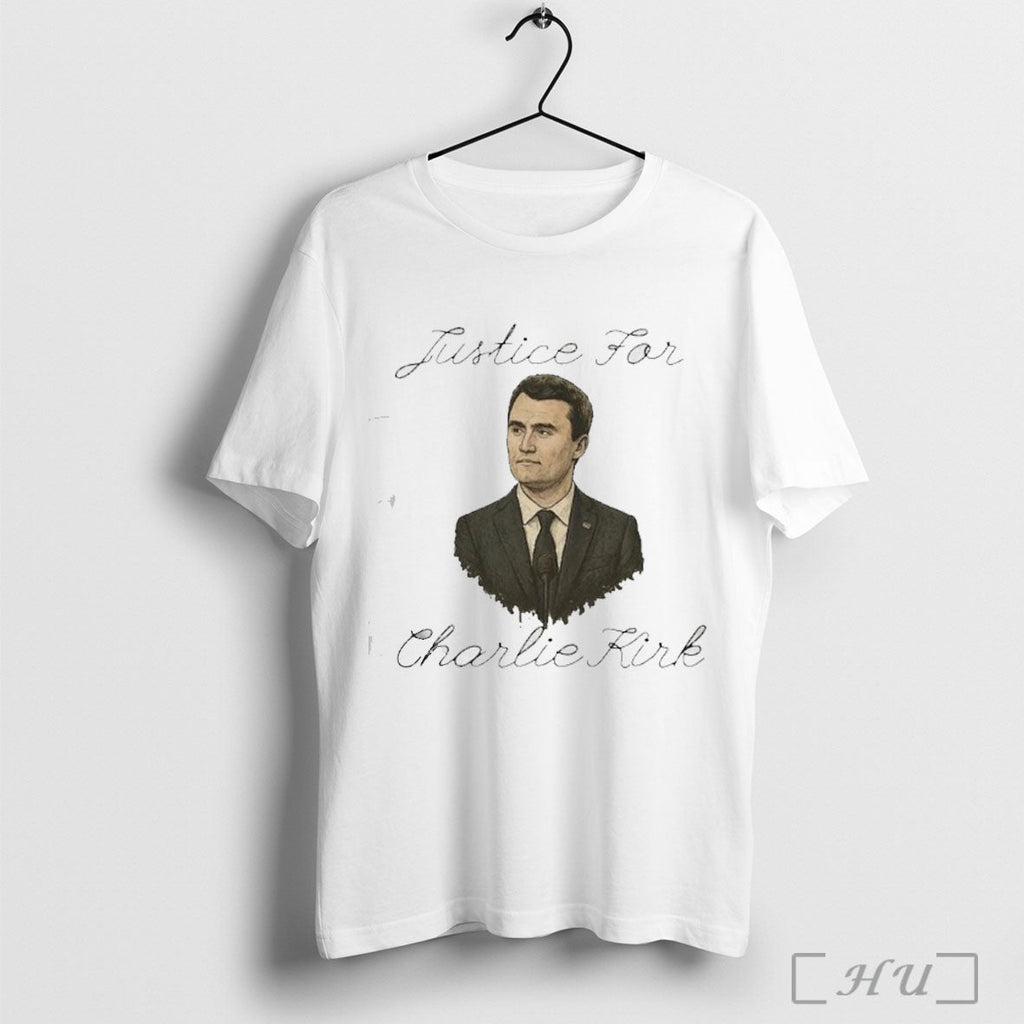 Officials Justice For Charlie Kirk T Shirt Unisex T-shirt, Sweatshirt, Hoodie, Long Sleeve Tee - T-Shirt, Sweatshirt, Hoodie