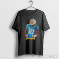 Officials Justin Herbert Los Angeles Chargers 10 Paint T Shirt Unisex T-shirt, Sweatshirt, Hoodie, Long Sleeve Tee - T-Shirt, Sweatshirt, Hoodie