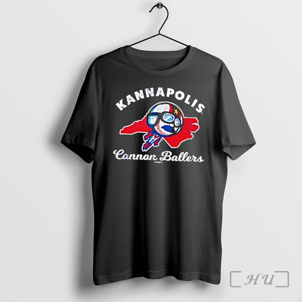 Officials Kannapolis Cannon Ballers North Carolina Baseball Skull Unisex T-shirt, Sweatshirt, Hoodie, Long Sleeve Tee - T-Shirt, Sweatshirt, Hoodie