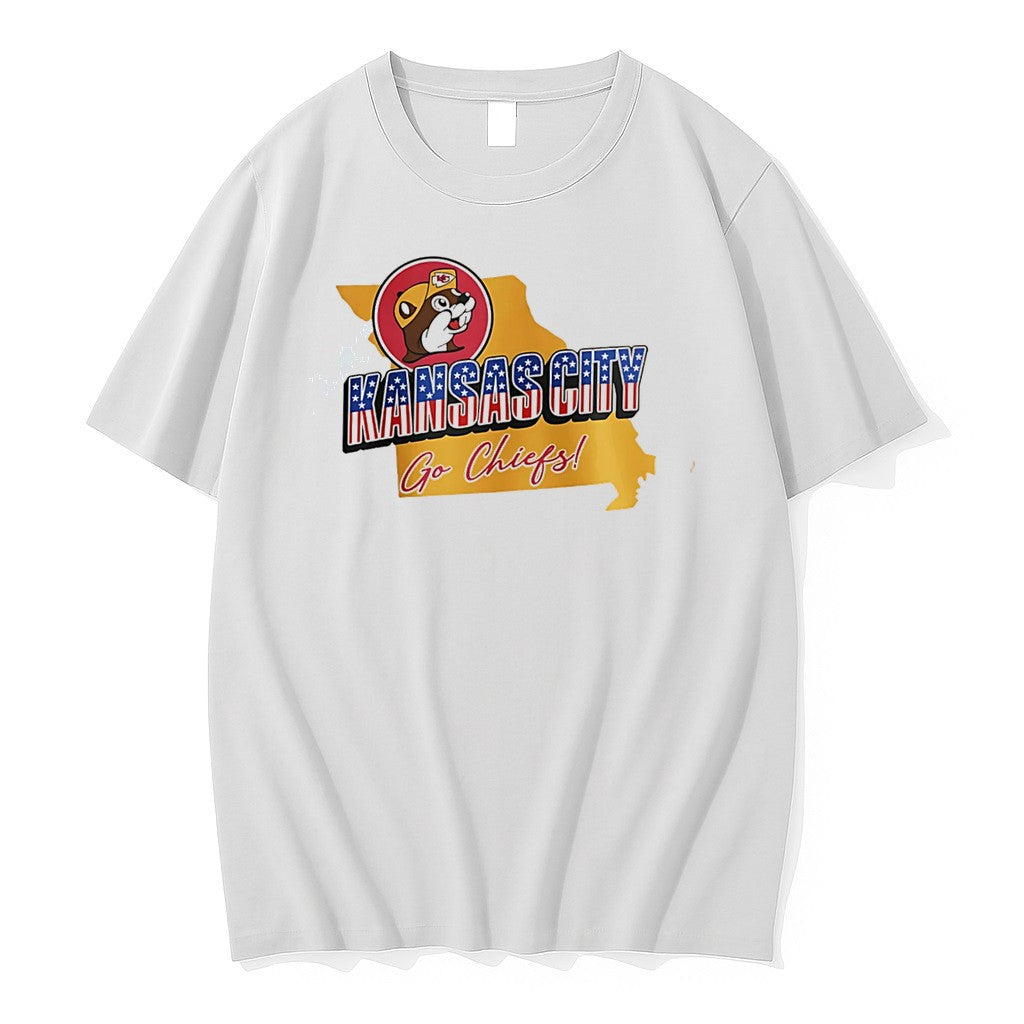Officials Kansas City Chiefs Buc Ees Kansas City Go Chiefs Patriotic Tee Unisex T-shirt, Sweatshirt, Hoodie, Long Sleeve Tee - T-Shirt, Sweatshirt, Hoodie