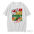 Officials Kansas City Chiefs I Am Black Every Month Juneteenth Logo Tee Premium T Shirts Unisex T-shirt, Sweatshirt, Hoodie, Long Sleeve Tee - T-Shirt, Sweatshirt, Hoodie