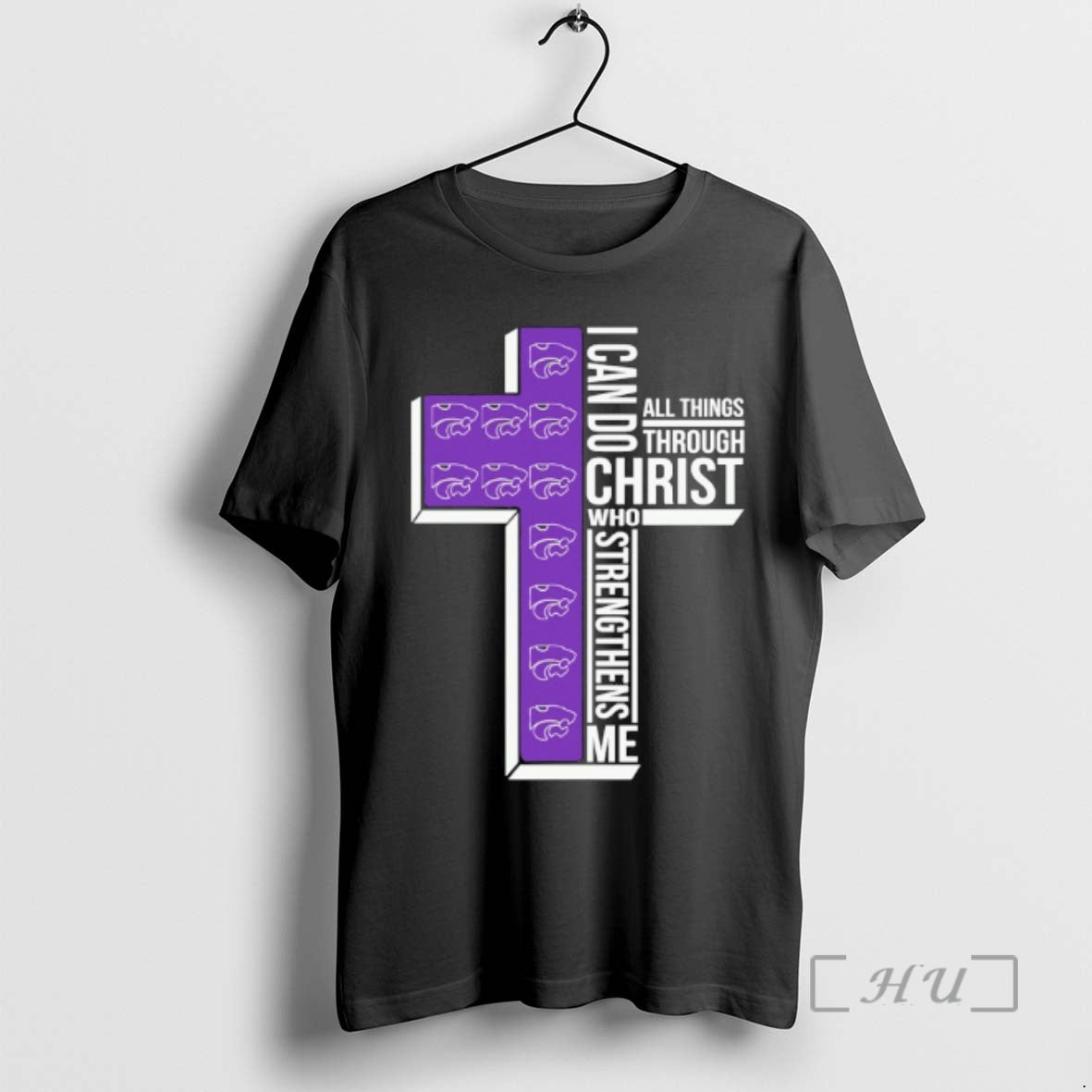 Officials Kansas State Wildcats Cross I Can Do All Things Through Christ Who Strengthen Me T-Shirts, Hoodie, Sweatshirt - T-Shirt, Sweatshirt, Hoodie