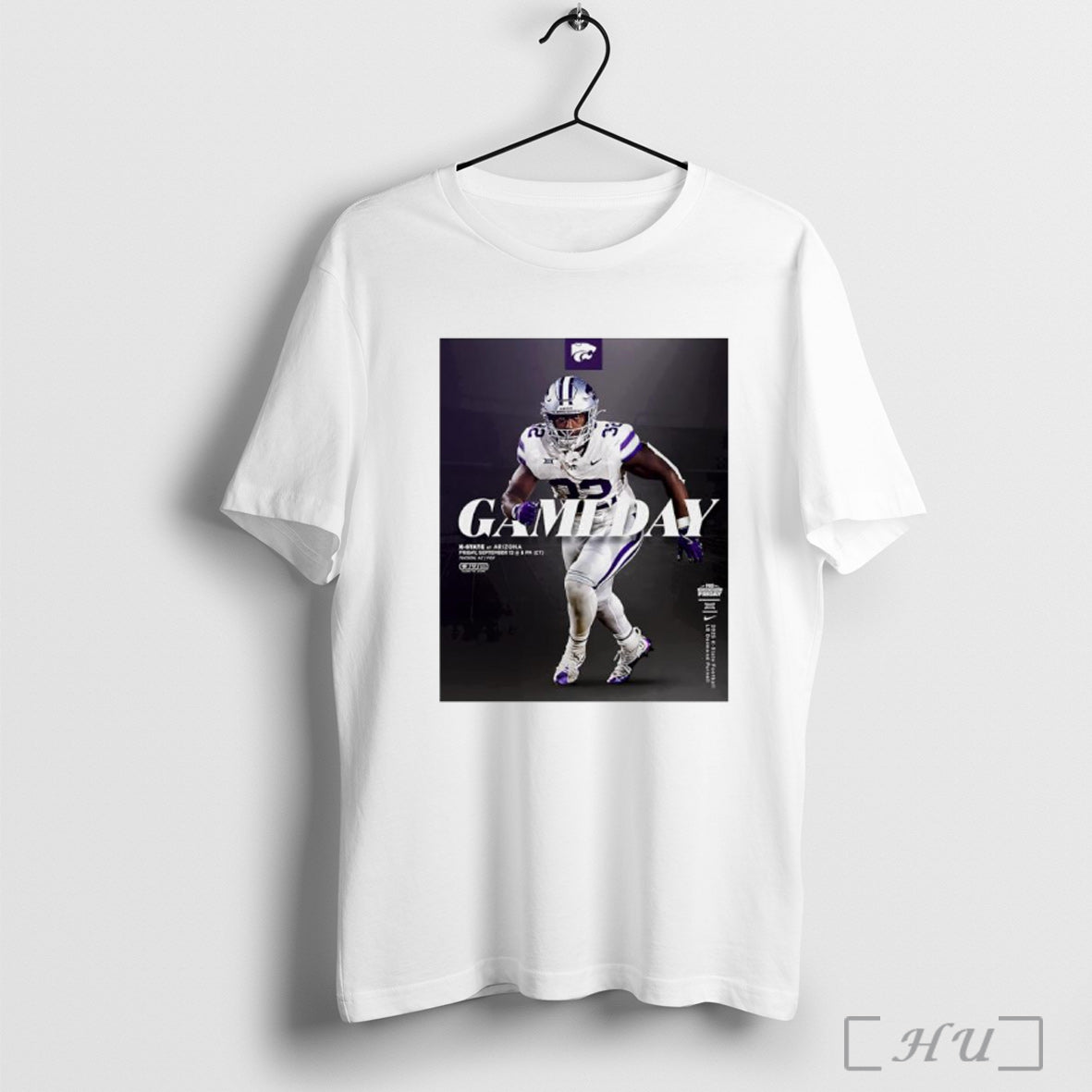 Officials Kansas State Vs Arizona Gameday T Shirt Unisex T-shirt, Sweatshirt, Hoodie, Long Sleeve Tee - T-Shirt, Sweatshirt, Hoodie