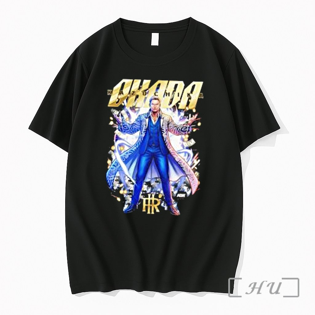 Officials Kazuchika Okada Rainmaker Aew Money Energy Illustration Unisex T-shirt, Sweatshirt, Hoodie, Long Sleeve Tee - T-Shirt, Sweatshirt, Hoodie