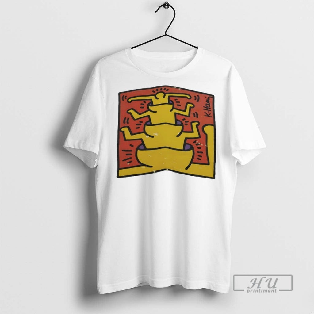 Officials Keith Haring Guggenheim Museum Learning Through Art 1993 T Shirt Unisex T-shirt, Sweatshirt, Hoodie, Long Sleeve Tee - T-Shirt, Sweatshirt, Hoodie