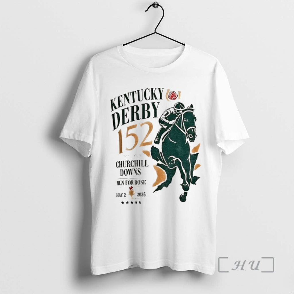 Officials Kentucky Derby Churchill Downs Run For Rose 152 May 2 2026 Premium T Shirts Unisex T-shirt, Sweatshirt, Hoodie, Long Sleeve Tee - T-Shirt, Sweatshirt, Hoodie