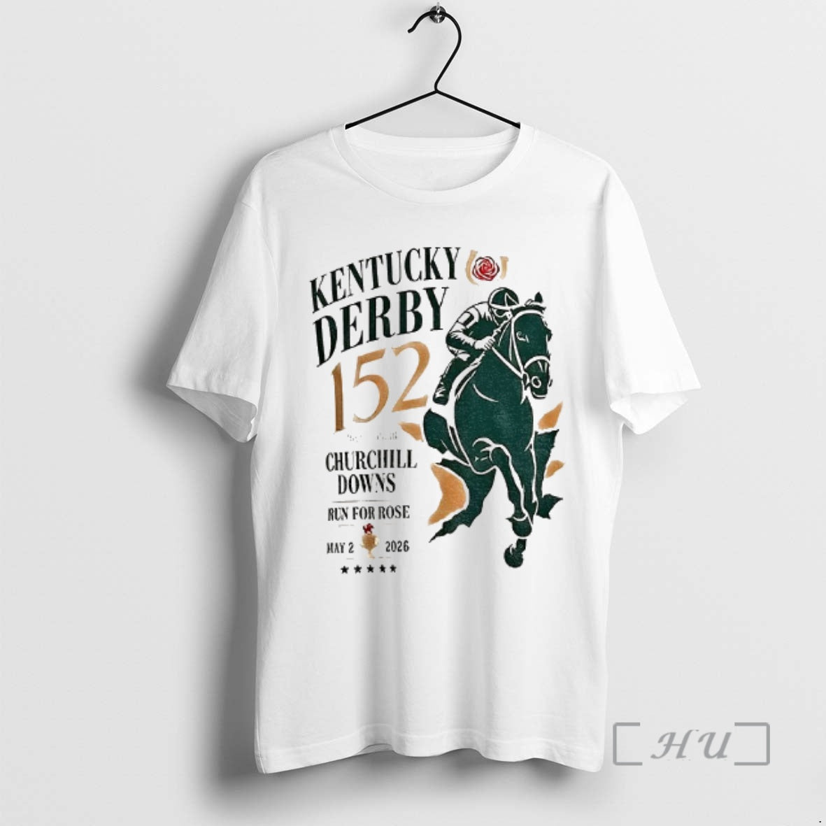 Officials Kentucky Derby Churchill Downs Run For Rose 152 May 2 2026 Premium T Shirts Unisex T-shirt, Sweatshirt, Hoodie, Long Sleeve Tee - T-Shirt, Sweatshirt, Hoodie