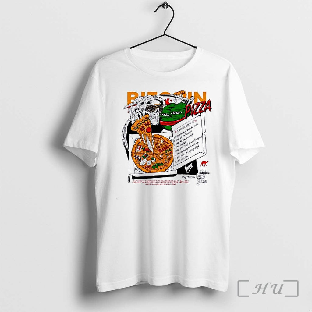 Officials Kermit The Frog Bitcoin Pizza Copyright Unisex T-shirt, Sweatshirt, Hoodie, Long Sleeve Tee - T-Shirt, Sweatshirt, Hoodie