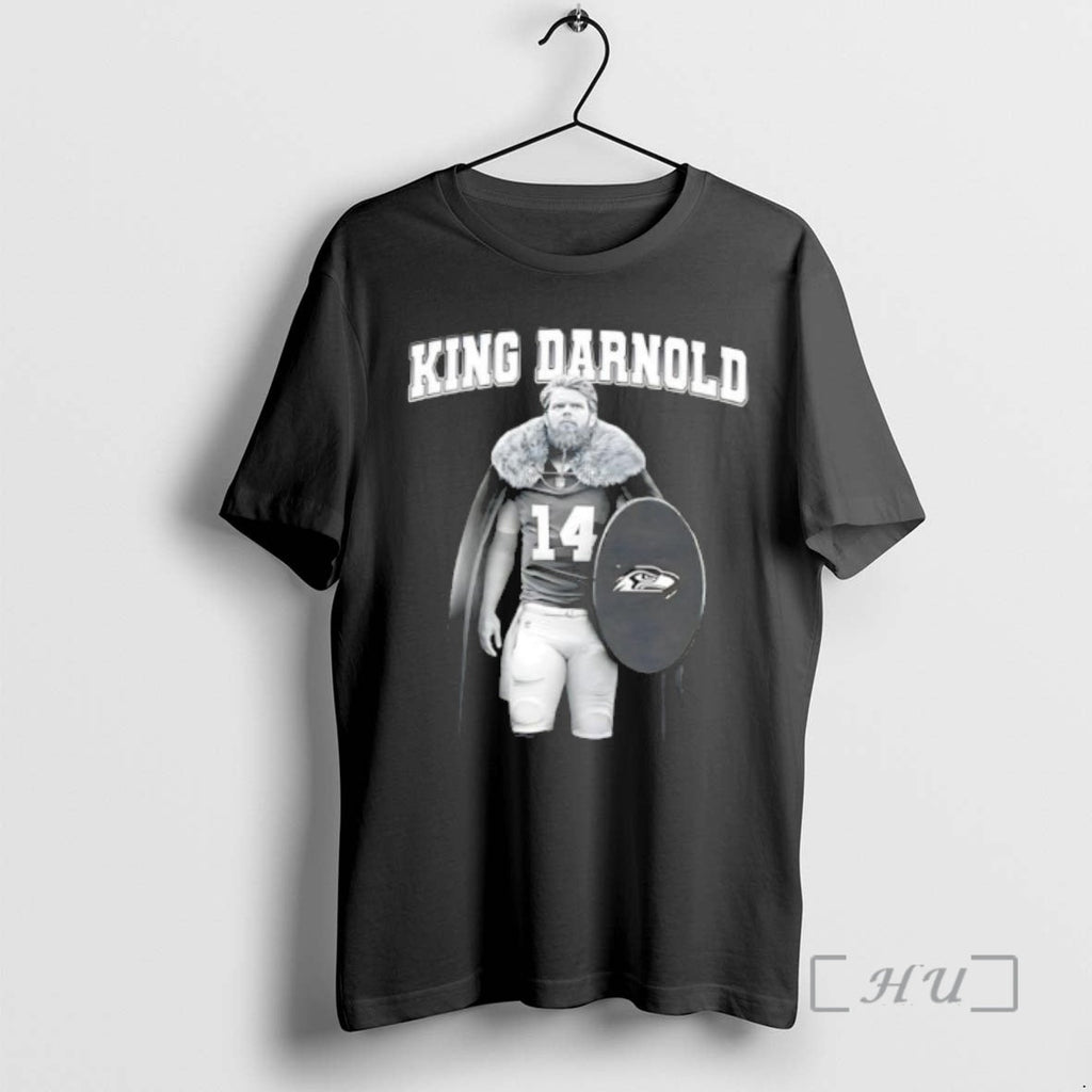 Officials King Sam Darnold 14 Seattle Football Viking Warrior Shield T-Shirts, Hoodie, Sweatshirt - T-Shirt, Sweatshirt, Hoodie