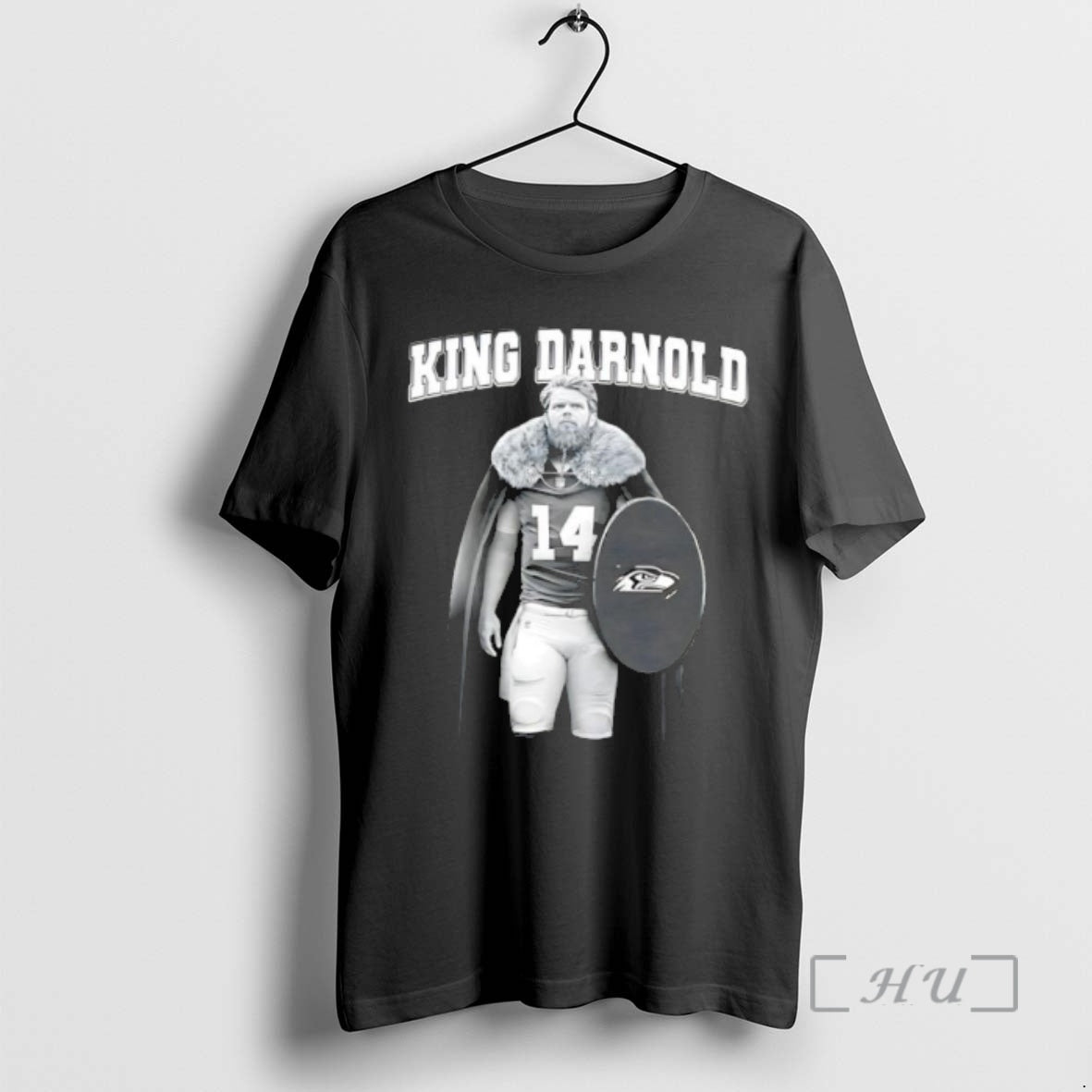 Officials King Sam Darnold 14 Seattle Football Viking Warrior Shield T-Shirts, Hoodie, Sweatshirt - T-Shirt, Sweatshirt, Hoodie