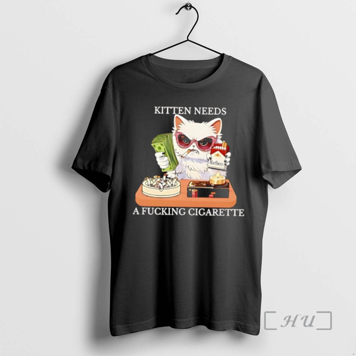 Officials Kitten Needs Fucking Cigarette Funny Cat Smoking Money Glasses T-Shirts, Hoodie, Sweatshirt - T-Shirt, Sweatshirt, Hoodie