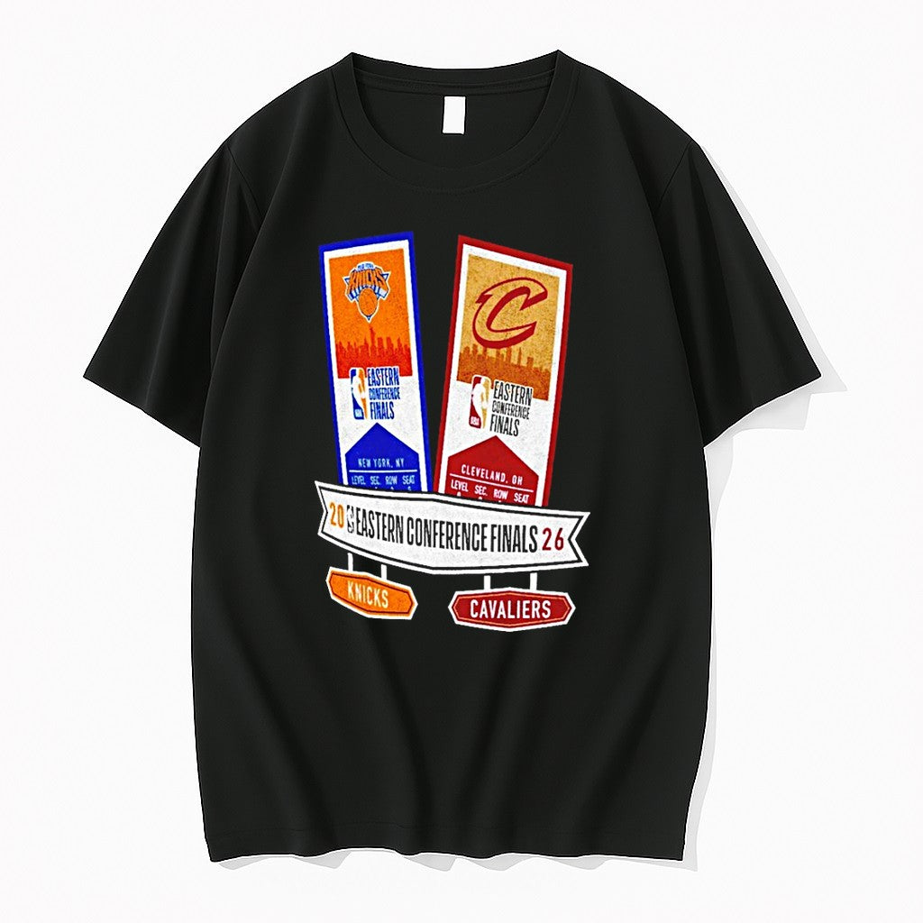 Officials Knicks Playoffs 26 Eastern Conference Finals Match Up Knicks Sweep Cavaliers Unisex T-shirt, Sweatshirt, Hoodie, Long Sleeve Tee - T-Shirt, Sweatshirt, Hoodie