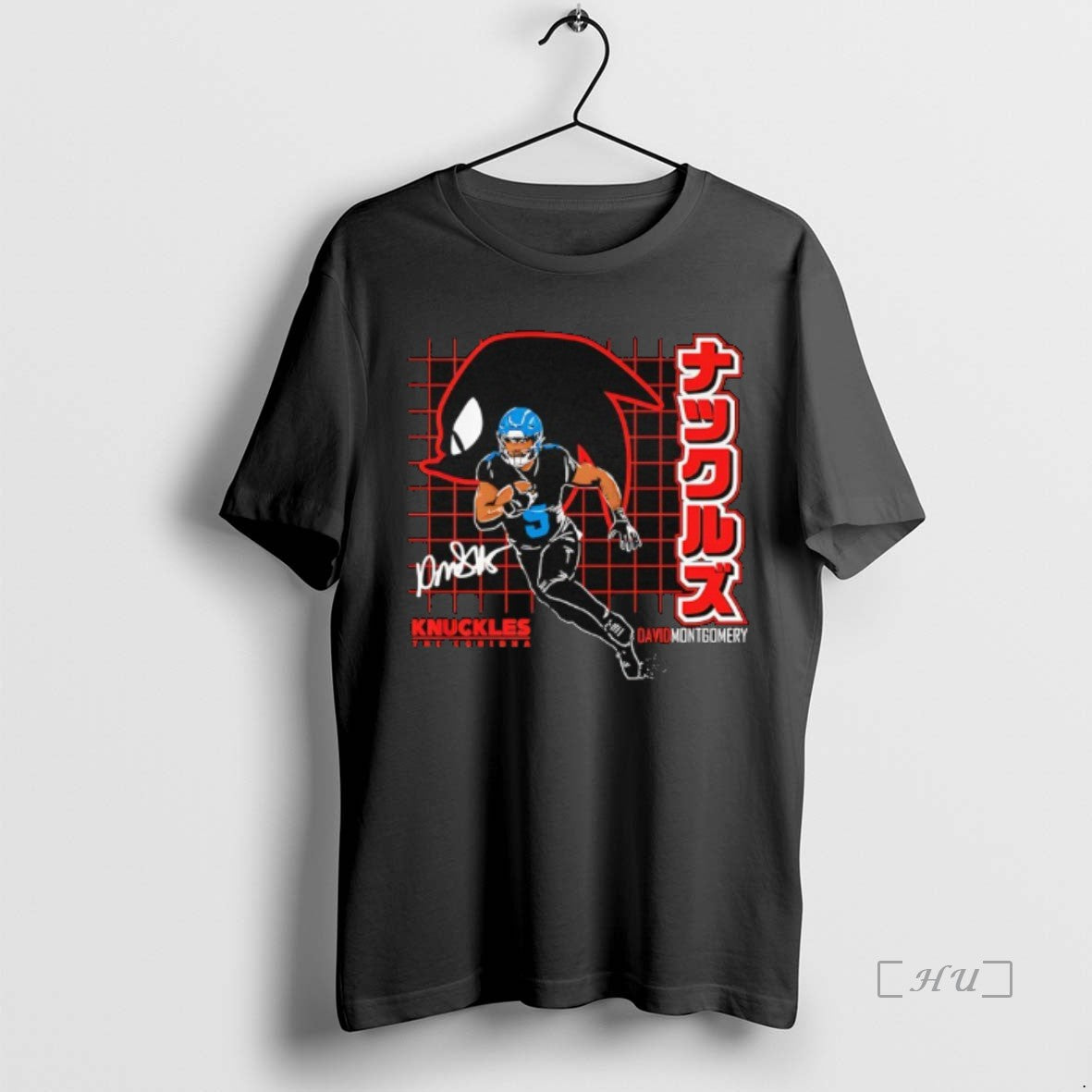 Officials Knuckles Echidna David Montgomery Detroit Lions Football T-Shirts, Hoodie, Sweatshirt - T-Shirt, Sweatshirt, Hoodie
