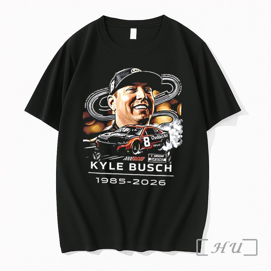 Officials Kyle Busch 1985 2026 5 Time Cup Series Champion Signature Premium T Shirts Sweater - T-Shirt, Sweatshirt, Hoodie
