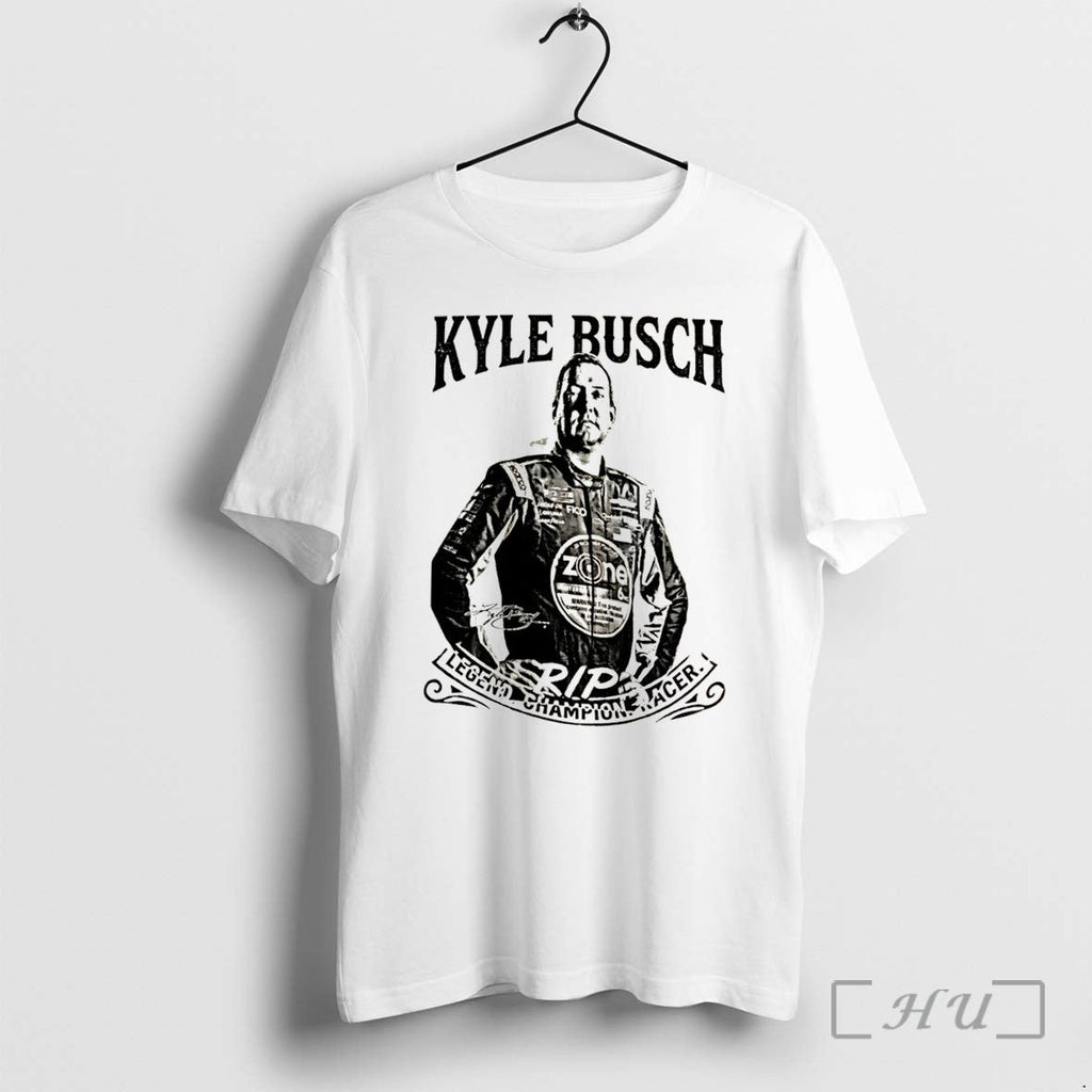 Officials Kyle Busch Rowdy 1985 2026 Legend Champion Racer Signature Tee Premium T Shirts Sweater - T-Shirt, Sweatshirt, Hoodie