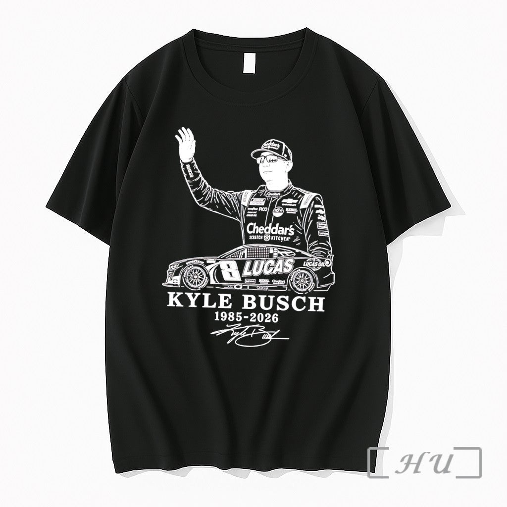 Officials Kyle Busch Rowdy 1985 2026 Legends Signature Tee Unisex T-shirt, Sweatshirt, Hoodie, Long Sleeve Tee - T-Shirt, Sweatshirt, Hoodie