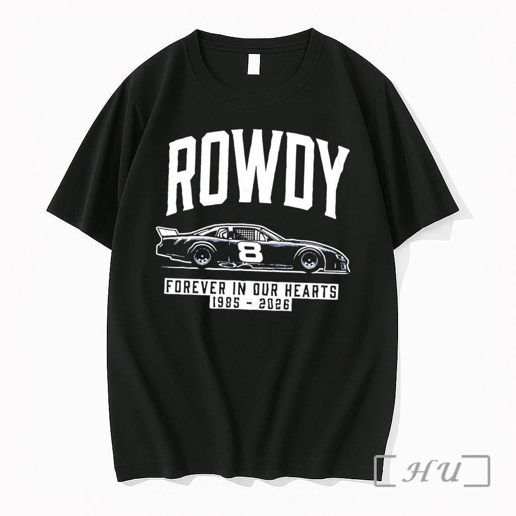 Officials Kyle Busch Rowdy Forever In Our Hearts 1985 2026 Memorial Tee Premium T Shirts Unisex T-shirt, Sweatshirt, Hoodie, Long Sleeve Tee - T-Shirt, Sweatshirt, Hoodie