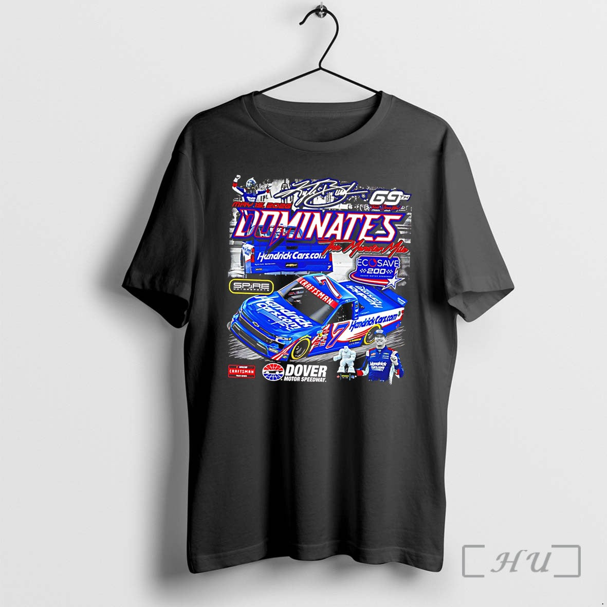 Officials Kyle Busch The Monster Mile Dover Truck Win Signature Tee Premium T Shirts Sweater - T-Shirt, Sweatshirt, Hoodie