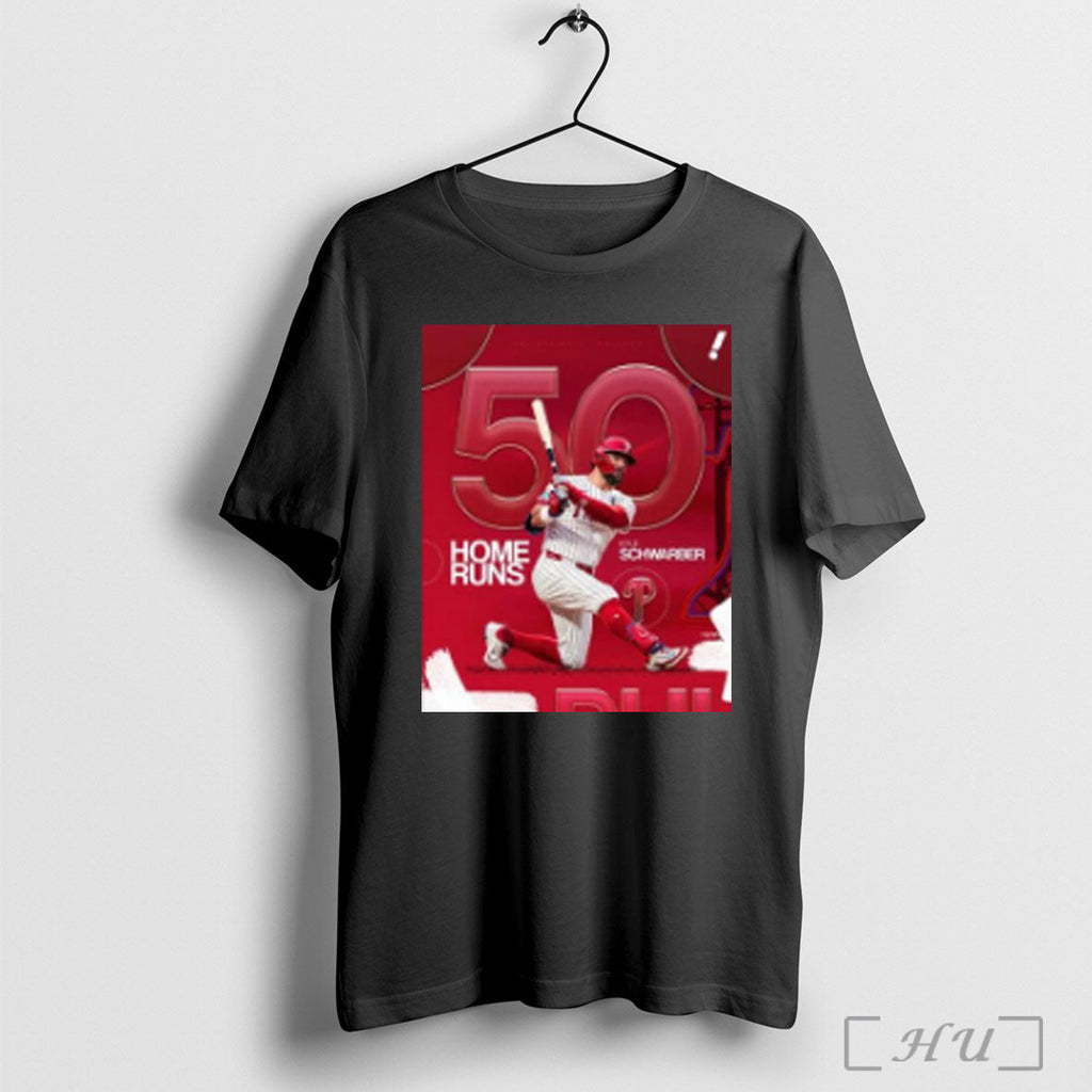 Officials Kyle Schwarber 50 Home Runs Poster T Shirt Sweatshirt Png Unisex T-shirt, Sweatshirt, Hoodie, Long Sleeve Tee - T-Shirt, Sweatshirt, Hoodie