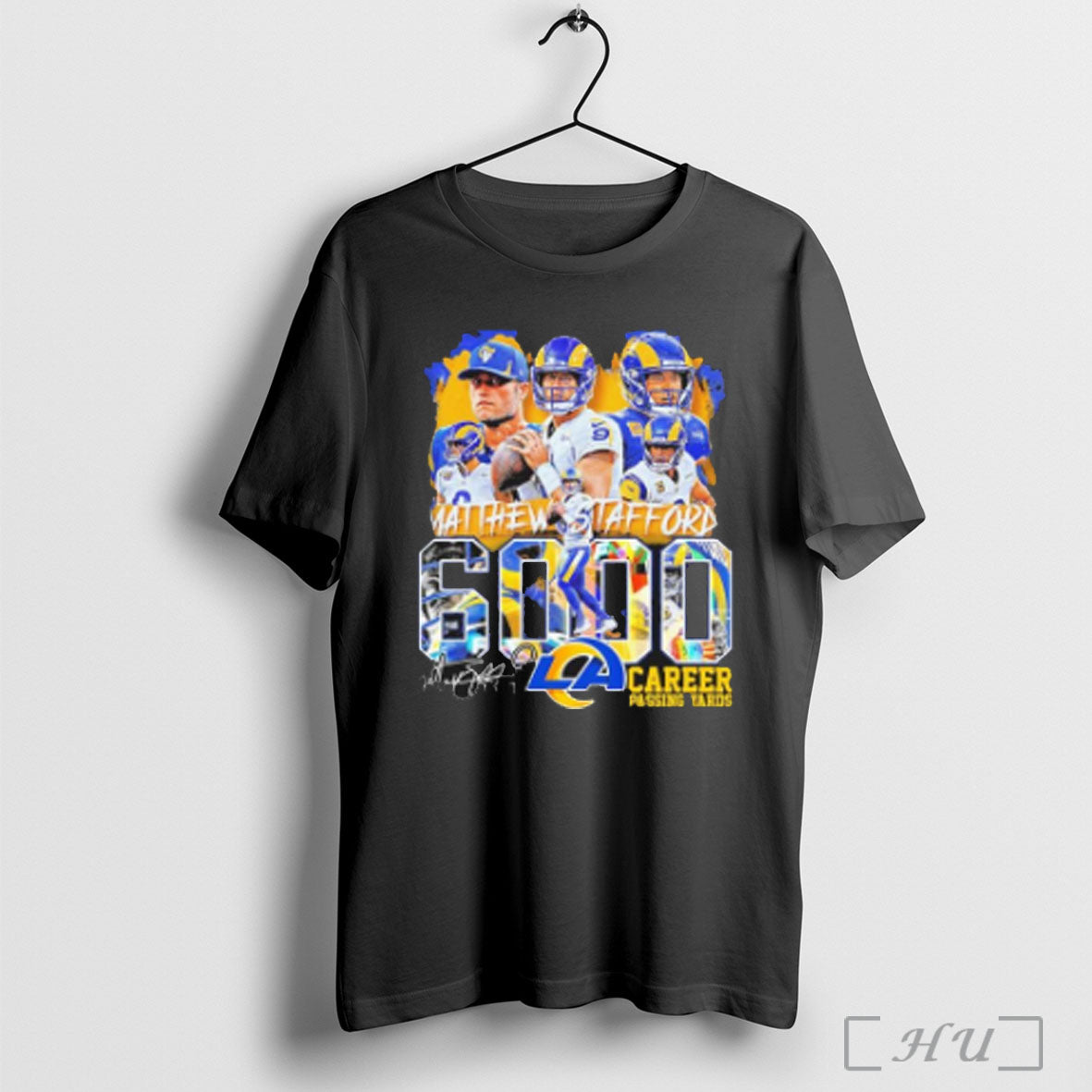 Officials La Rams Matthew Stafford 60000 Yards T Shirt Sweatshirt Png Unisex T-shirt, Sweatshirt, Hoodie, Long Sleeve Tee - T-Shirt, Sweatshirt, Hoodie