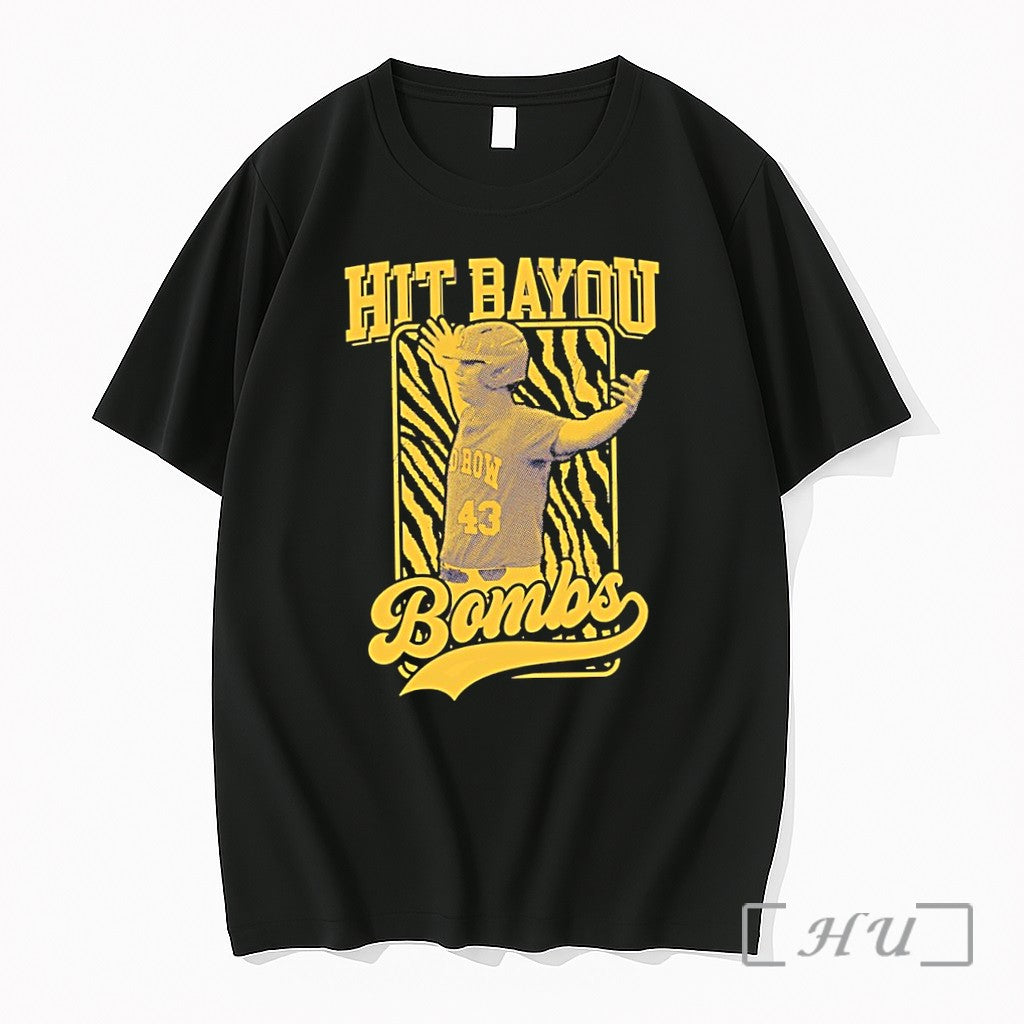 Officials Lsu Baseball Todd Peterson Hit Bayou Bombs Unisex T-shirt, Sweatshirt, Hoodie, Long Sleeve Tee - T-Shirt, Sweatshirt, Hoodie