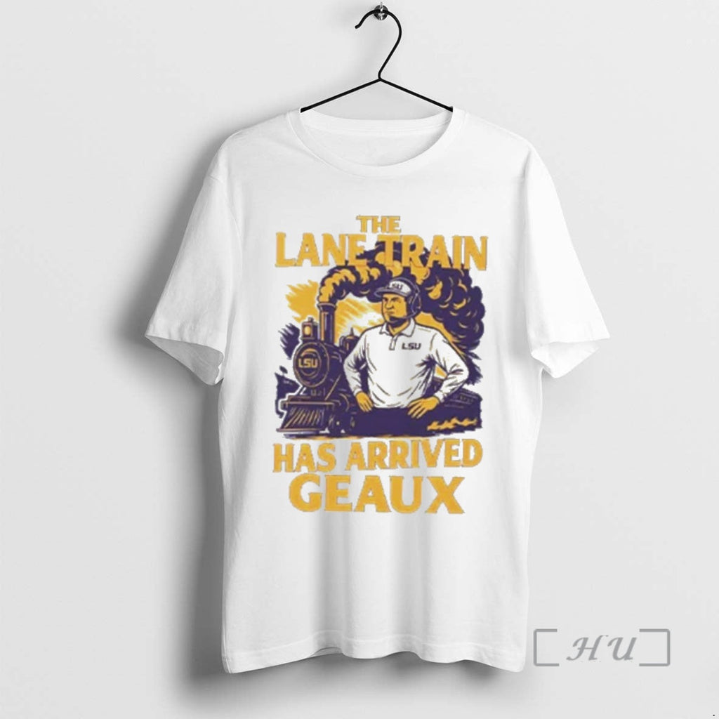 Officials Lane Kiffinn Lsuu Louisiana Tigers Train Has Arrived Geaux T-Shirts, Hoodie, Sweatshirt - T-Shirt, Sweatshirt, Hoodie
