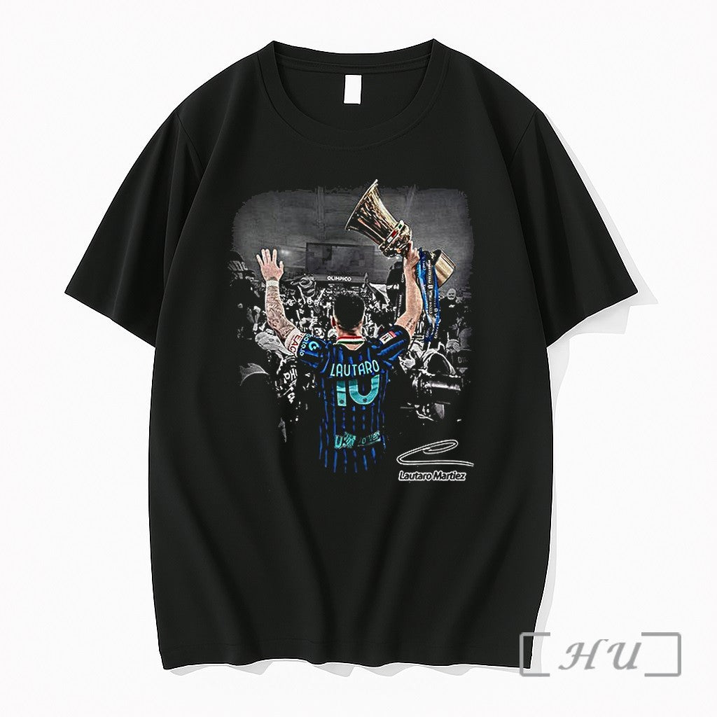 Officials Lautaro Martinez Coppa Italia Inter Milan Fc Photo Vintage Unisex T-shirt, Sweatshirt, Hoodie, Long Sleeve Tee - T-Shirt, Sweatshirt, Hoodie