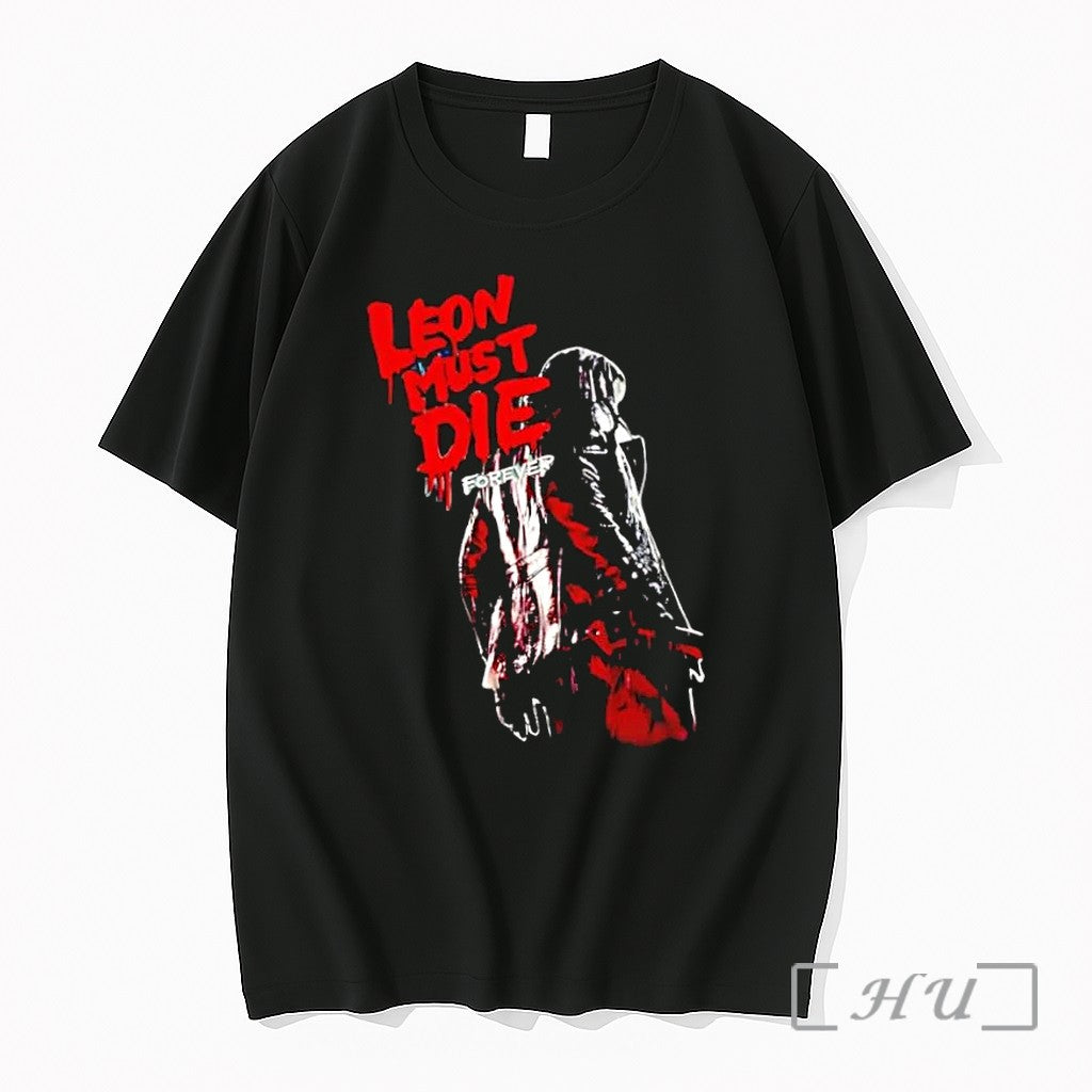 Officials Leon Must Die Forever Premium T Shirts Sweater Hoodie Jpg Unisex T-shirt, Sweatshirt, Hoodie, Long Sleeve Tee - T-Shirt, Sweatshirt, Hoodie