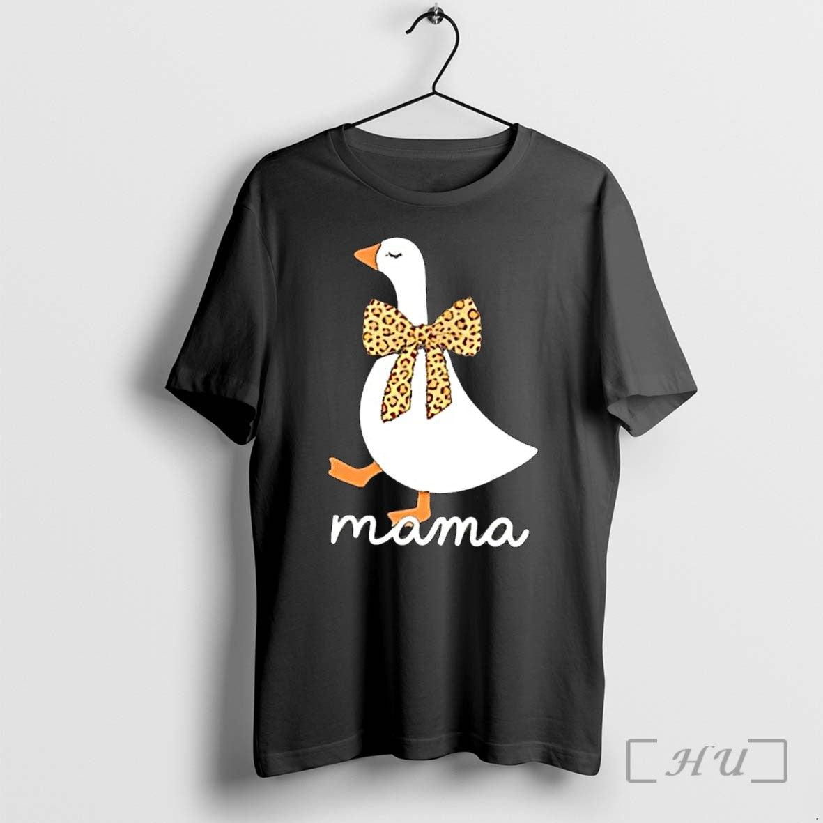 Officials Leopard Print Bow Goose Mama Premium T Shirts Sweater Hoodie Jpg Unisex T-shirt, Sweatshirt, Hoodie, Long Sleeve Tee - T-Shirt, Sweatshirt, Hoodie