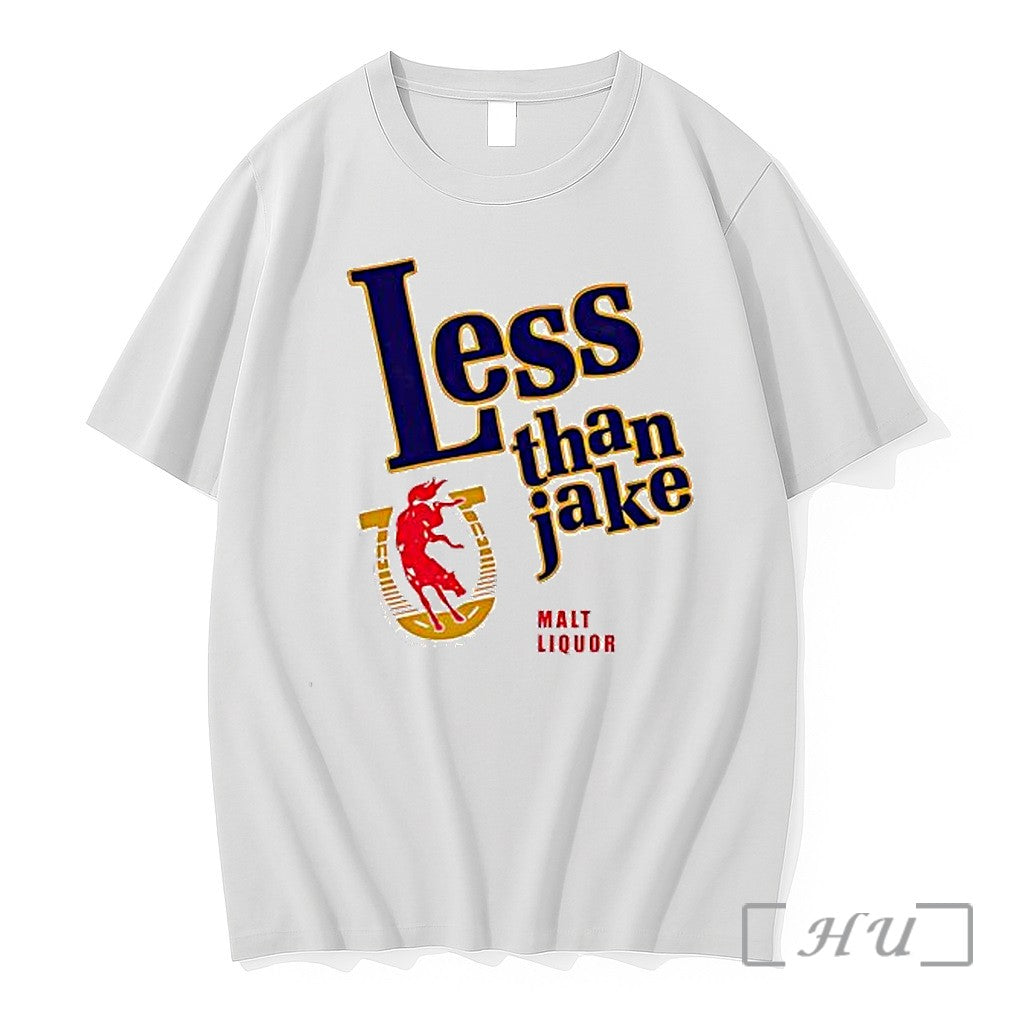 Officials Less Than Jake Malt Liquor Horse Shoe Parody Unisex T-shirt, Sweatshirt, Hoodie, Long Sleeve Tee - T-Shirt, Sweatshirt, Hoodie