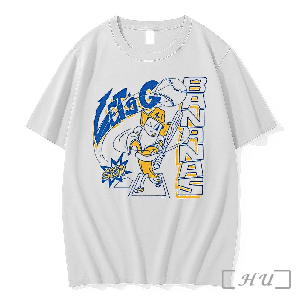 Officials Lets Go Bananas Baseball 1 Premium T Shirts Sweater Hoodie Jpg Unisex T-shirt, Sweatshirt, Hoodie, Long Sleeve Tee - T-Shirt, Sweatshirt, Hoodie