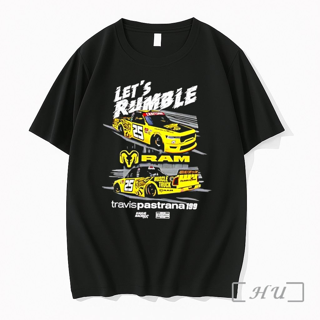 Officials Lets Rumble Travis Pastrana 25 Ram Muscle Truck Racing Unisex T-shirt, Sweatshirt, Hoodie, Long Sleeve Tee - T-Shirt, Sweatshirt, Hoodie