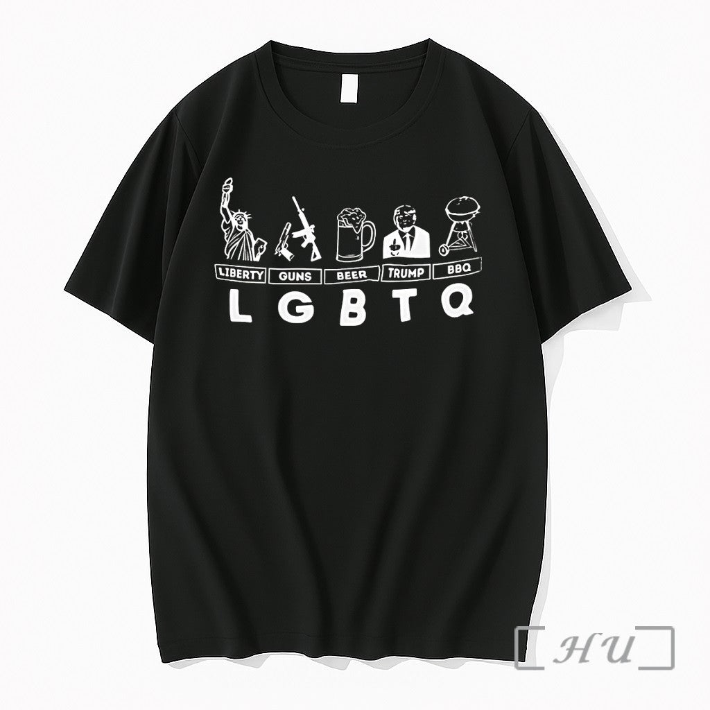 Officials Liberty Guns Beer Trump Bbq Lgbtq Meme Unisex T-shirt, Sweatshirt, Hoodie, Long Sleeve Tee - T-Shirt, Sweatshirt, Hoodie