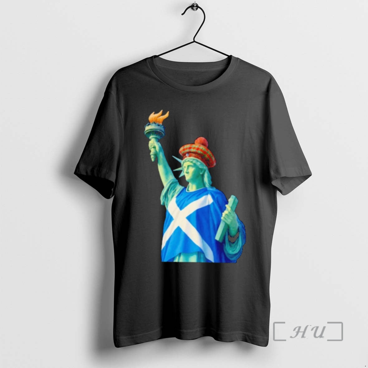Officials Liberty Statue Wearing Scotland Flag T-Shirts, Hoodie, Sweatshirt - T-Shirt, Sweatshirt, Hoodie