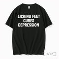 Officials Licking Feet Cures Depression 1 Premium T Shirts Sweater Hoodie Jpg Unisex T-shirt, Sweatshirt, Hoodie, Long Sleeve Tee - T-Shirt, Sweatshirt, Hoodie