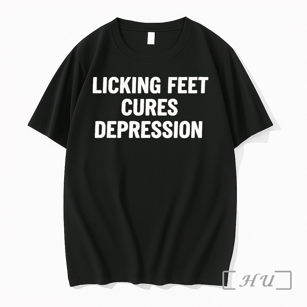 Officials Licking Feet Cures Depression 1 Premium T Shirts Sweater Hoodie Jpg Unisex T-shirt, Sweatshirt, Hoodie, Long Sleeve Tee - T-Shirt, Sweatshirt, Hoodie
