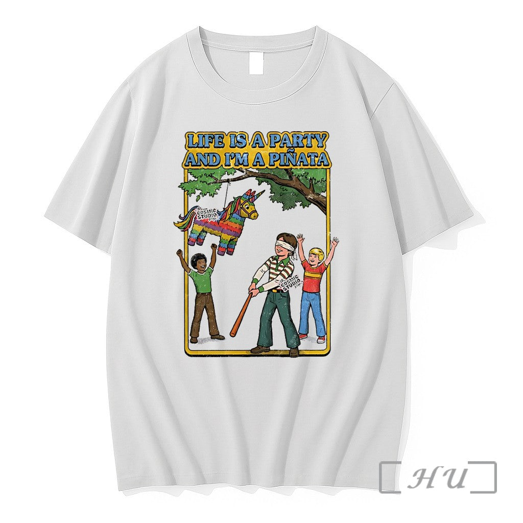 Officials Life Is A Party And Im A Pinata Cartoon Unisex T-shirt, Sweatshirt, Hoodie, Long Sleeve Tee - T-Shirt, Sweatshirt, Hoodie
