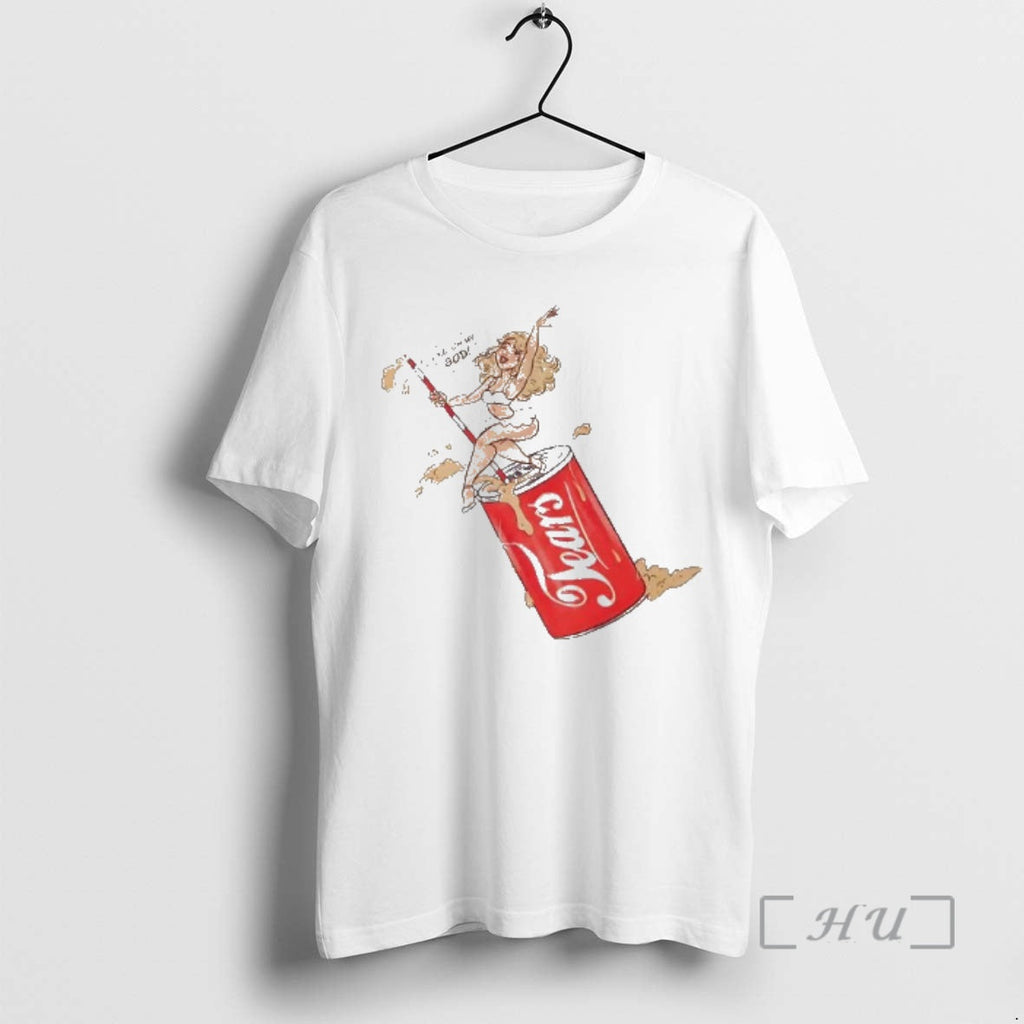 Officials Like Oh My God Blonde Pinup Girl Sitting Soda T-Shirts, Hoodie, Sweatshirt - T-Shirt, Sweatshirt, Hoodie