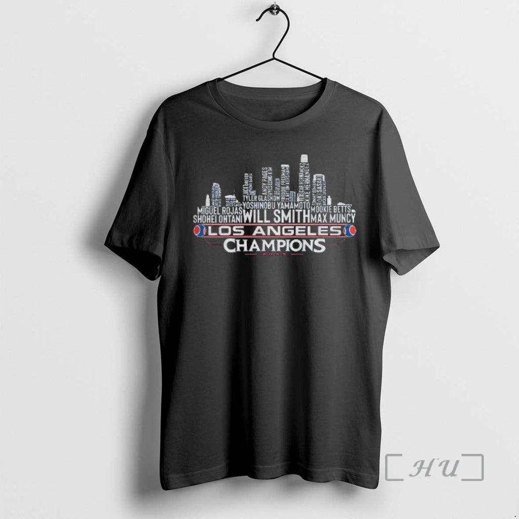 Officials Los Angeles Baseball World Champions Team 2025 La City Skyline Mlb T-Shirts, Hoodie, Sweatshirt - T-Shirt, Sweatshirt, Hoodie