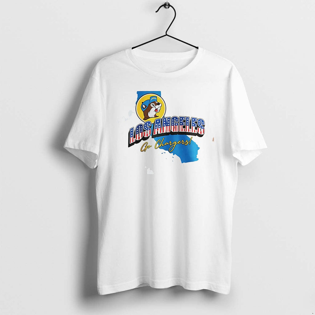 Officials Los Angeles Chargers Buc Ees Los Angeles Go Chargers Patriotic Tee Unisex T-shirt, Sweatshirt, Hoodie, Long Sleeve Tee - T-Shirt, Sweatshirt, Hoodie