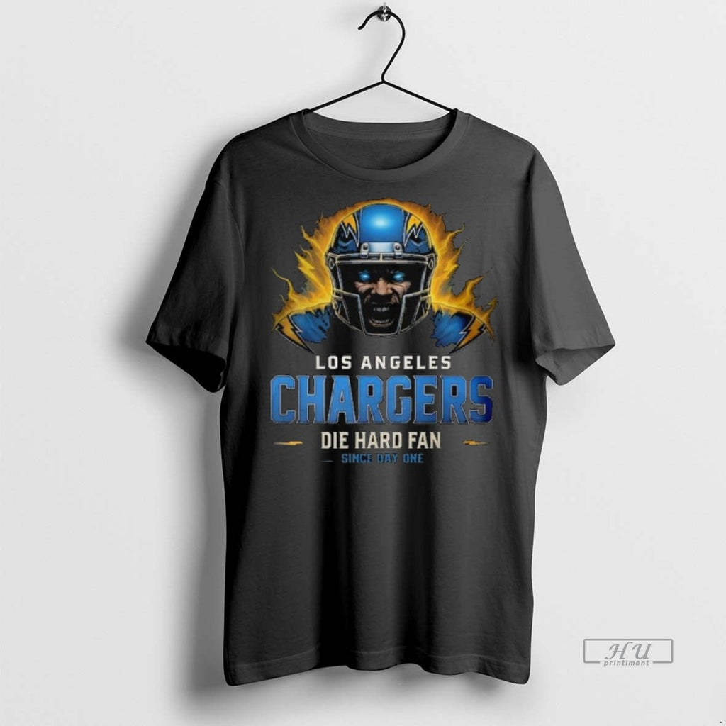 Officials Los Angeles Chargers Die Hard Fan Since Day One Long Sleve Shirt Sweater Unisex T-shirt, Sweatshirt, Hoodie, Long Sleeve Tee - T-Shirt, Sweatshirt, Hoodie