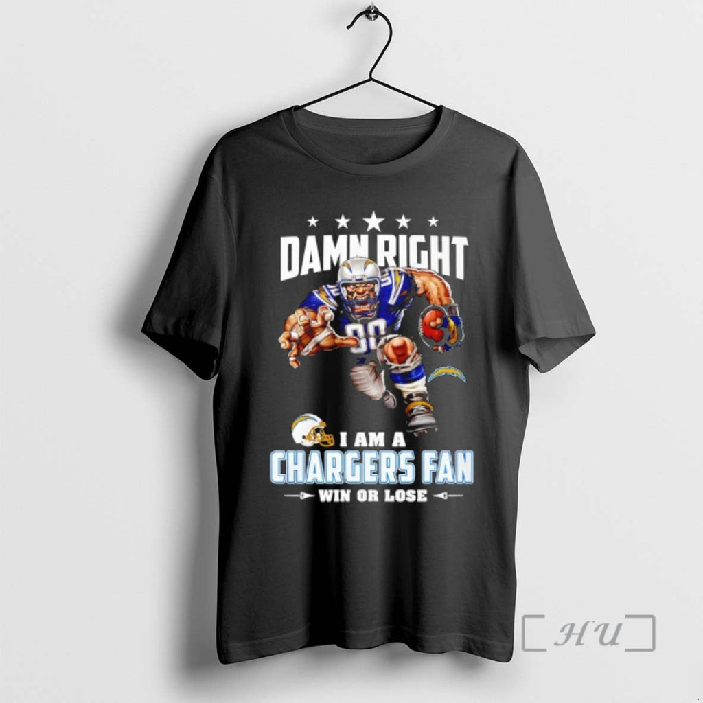 Officials Los Angeles Chargers Mascot Damn Right I Am Cowboys Fan Win Lose T-Shirts, Hoodie, Sweatshirt - T-Shirt, Sweatshirt, Hoodie