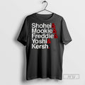 Officials Los Angeles Dodgers Baseball Shohei Mookie Freddie Yoshi Kersh Ampersand Stars T Shirt - T-Shirt, Sweatshirt, Hoodie