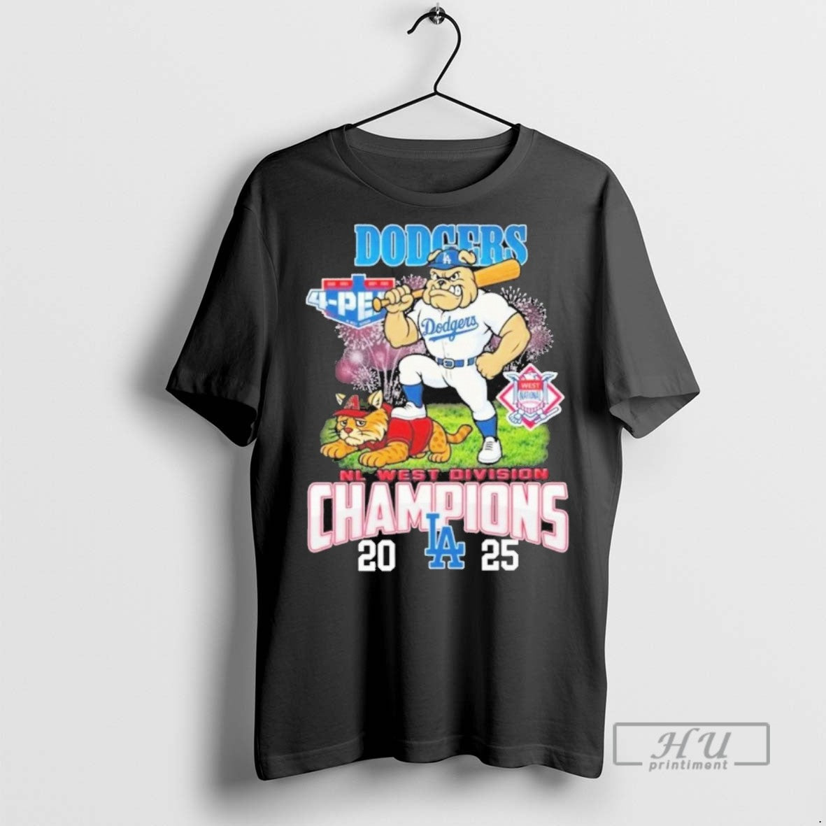 Officials Los Angeles Dodgers Vs Arizona Diamondbacks 2025 Nl West Division Champions Mascots - T-Shirt, Sweatshirt, Hoodie