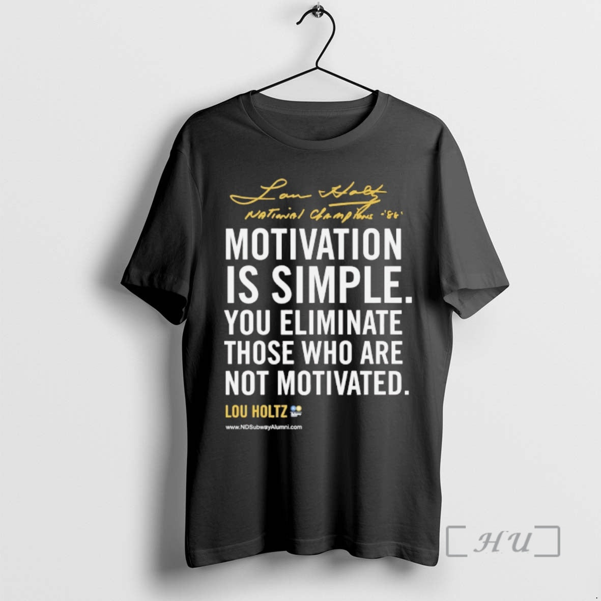 Officials Lou Holtz Motivational Quote Motivation Is Simple You Eliminate Those Who Are Not Motivated T-Shirts, Hoodie, Sweatshirt - T-Shirt, Sweatshirt, Hoodie