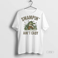 Officials Louisiana Gator Swampin Aint Easy Shirt Sweater Unisex T-shirt, Sweatshirt, Hoodie, Long Sleeve Tee - T-Shirt, Sweatshirt, Hoodie