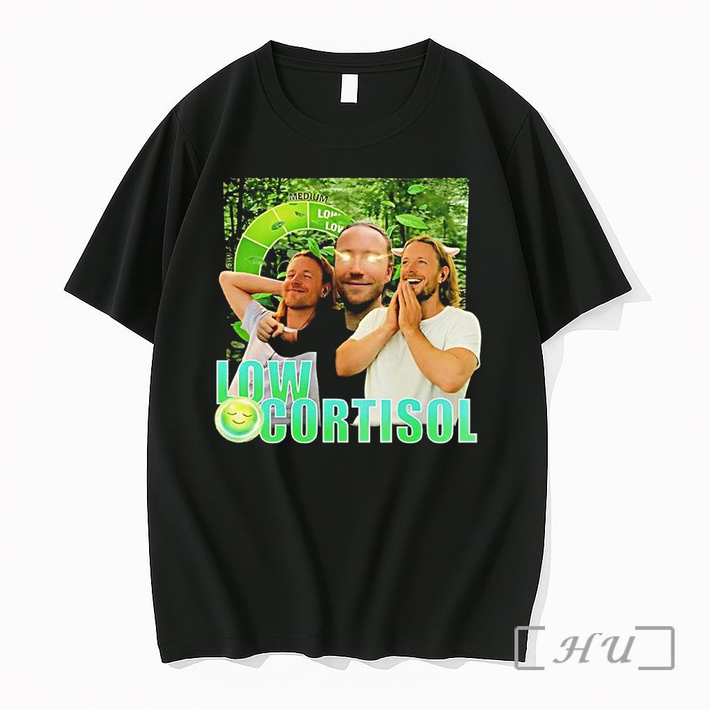 Officials Low Low Cortisol Meme 2026 Premium T Shirts Sweater Hoodie Jpg Unisex T-shirt, Sweatshirt, Hoodie, Long Sleeve Tee - T-Shirt, Sweatshirt, Hoodie