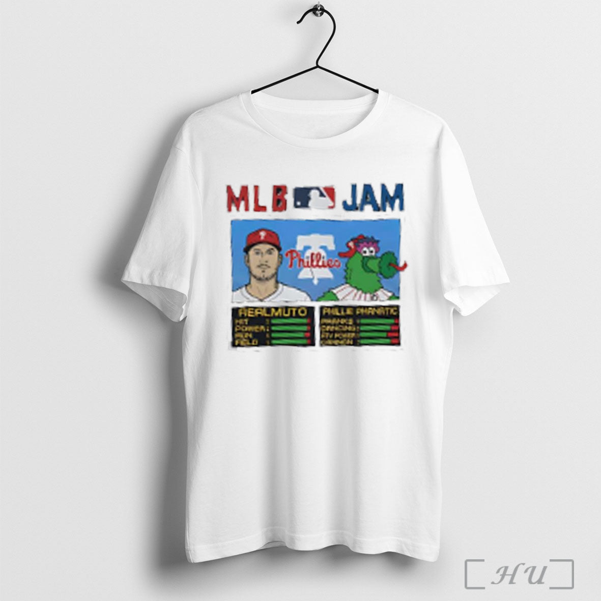 Officials Mlb Jam Phillies Realmuto And Phillie Phanatic Shirt T Shirt Unisex T-shirt, Sweatshirt, Hoodie, Long Sleeve Tee - T-Shirt, Sweatshirt, Hoodie
