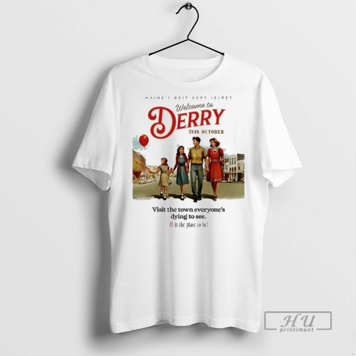 Officials Maines Best Kept Secret Welcome To Derry This October T Shirt Unisex T-shirt, Sweatshirt, Hoodie, Long Sleeve Tee - T-Shirt, Sweatshirt, Hoodie