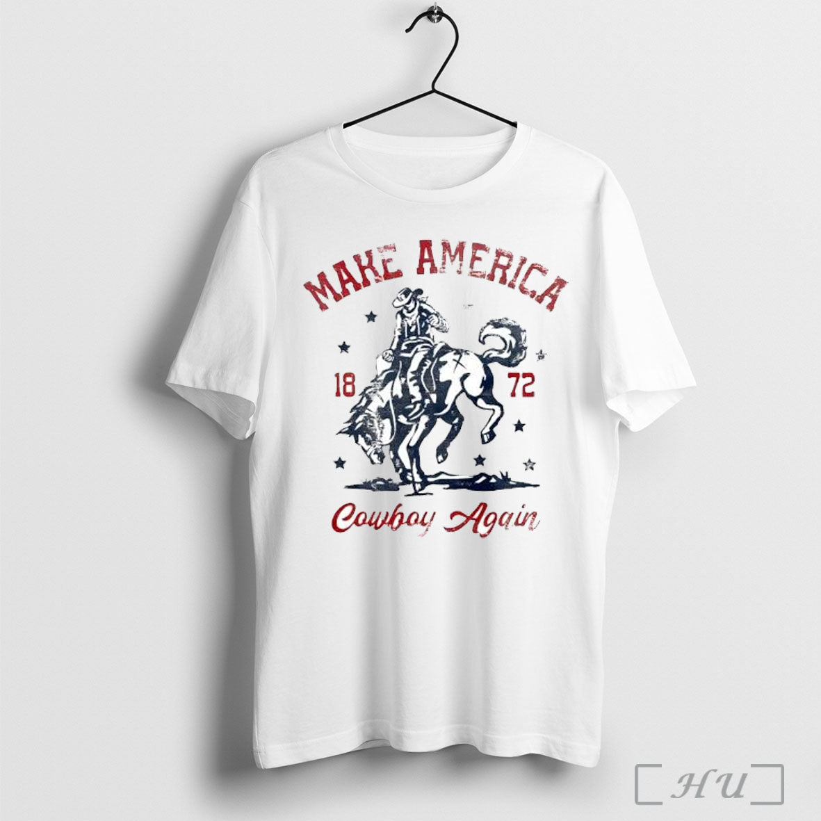 Officials Make America Cowboy Again 1872 Bull Riding T Shirt Unisex T-shirt, Sweatshirt, Hoodie, Long Sleeve Tee - T-Shirt, Sweatshirt, Hoodie